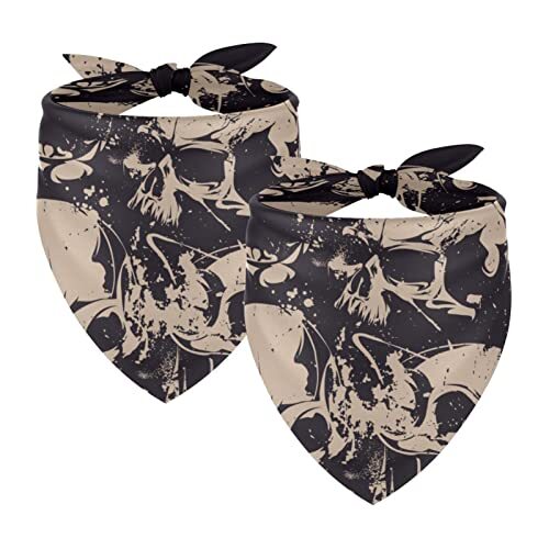 Hondank 2 Pack Hond Bandana Voor Kleine Medium Grote Honden Retro