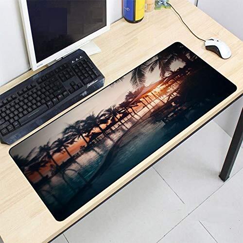 Dhsbd Landschap Afdrukken Muismat Gaming Toetsenbord Mousepad Computer