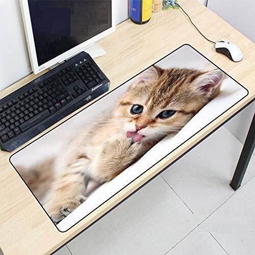 Dhsbd Leuke Kat Patroon Muismat Xl Gaming Mousepad Computer Grote