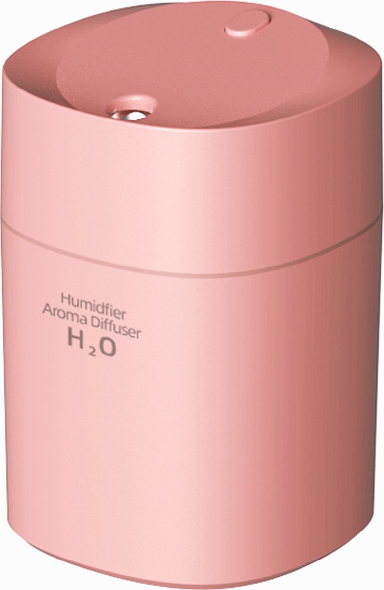 H O Aroma Diffuser Luchtbevochtiger Roze Mini Verdamper Ml