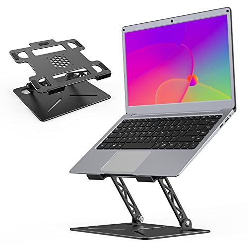 SGIN Laptopstandaard Van Aluminium Opvouwbaar En Ergonomisch Antislip