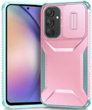 Selected by GSMpunt.nl Samsung Galaxy A54 Hoesje Camera Slider Back Cover Schokbestendig Roze