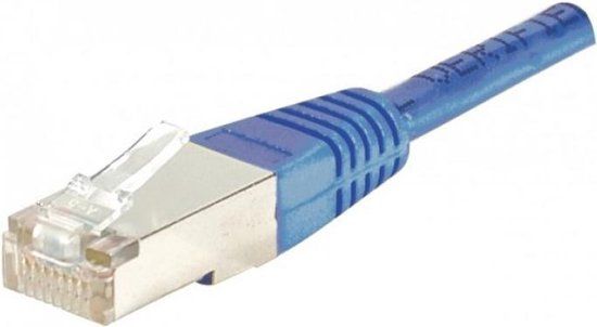 Ex&&&c EXC 842104 netwerkkabel 1 m Cat6 F/UTP (FTP) Blauw