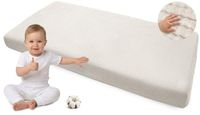 Medi Partners Hoeslaken Mousseline 140x70 cm Babybedlaken Kinderbed Hoeslaken 100% Katoen - Mousseline Beddengoed Babymatras Slaapzak Babybed (Beige)