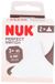 NUK Perfect Match Fopspeen voor babyflessen | 2 stuks | 3 m+ | Maat M | Wit