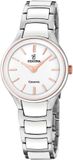 Festina F20752/1 Dames Polshorloge Staal Zilverkleurig Wit 30mm