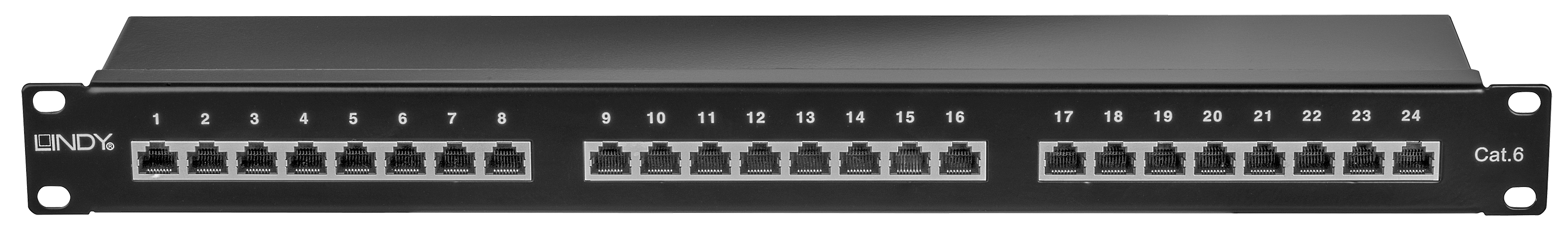 LINDY 25990 Patch panelen Zwart