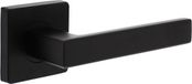 Intersteel Deurkruk Heerlen op vierkant rozet 7mm nokken mat zwart
