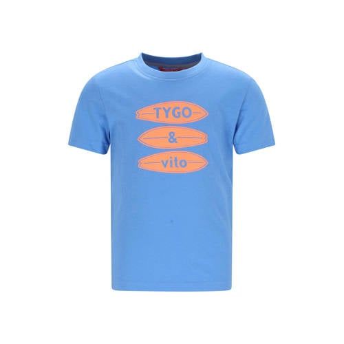 TYGO & vito jersey T-shirt lichtblauw