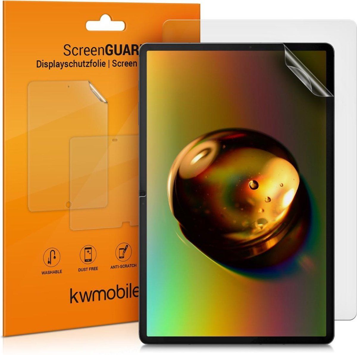 kwmobile 2x screenprotector voor Samsung Galaxy Tab S7 Plus / Tab S7 FE - beschermfolie voor tablet