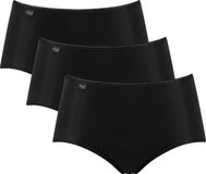 Sloggi Slip Set van 3 Vrouwen Schwarz Effen
