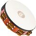 Meinl Percussion TAH2B-AB Headed Wood Tambourine met messing klemmen (2 rijen), 25,40 cm (10 inch) diameter, afrikaanbruin
