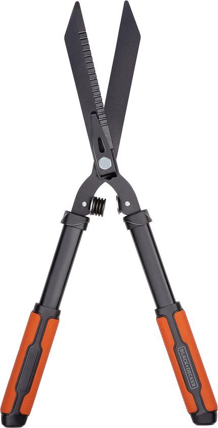 BLACK+DECKER Heggenschaar - Gekartelde Stalen Bladen - 61 CM - Zwart/ Oranje