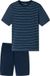 Schiesser Pyjama kort Casual Essentials - Heren Shortama - admiral