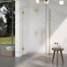 FortiFura Galeria Douchecabine - 80x80x200cm - Vierkant - Geborsteld Messing (Goud)