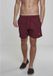 Urban Classics Block Zwemshorts Mannen Bordeaux Rood M