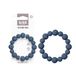 BIBS Beaded Bijtring, Steel Blue | voedselveilige Siliconen | BPA-vrij