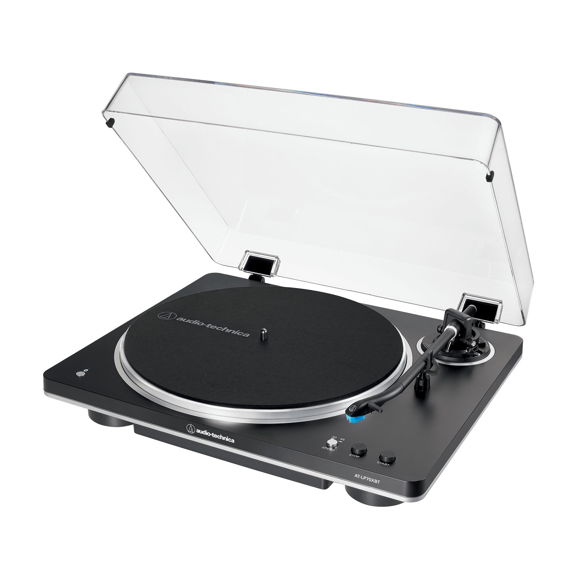 Audio-Technica AT-LP70XBTBS Platenspeler - Zwart/Zilver - Bluetooth 5.2