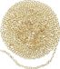 Creativ company Jasseron - Verguld - Ketting - Sieraden Maken - DIY - Mode Accessoires - Knutselprojecten - b 2 mm - 20 m
