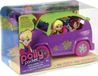 Polly Pocket Mattel Polly Pocket Duik en Glij Auto met Figuurtje