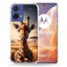 Cokitec Versterkte hoes voor Motorola G85 5G Animal Giraffe Savanne