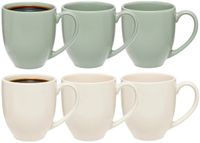 5Five Mug Venice - 6x stuks - Céramique - Vert - 480 ml