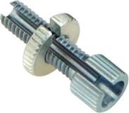 Teknix M6x1,0 x 20mm splitkabel spanschroef voor motoren Grijs