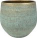 Ter Steege Plantenpot - moderne look - shiny blauw - D31 x H28 cm - Keramiek