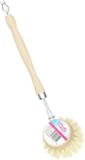Sorbo Brosse à vaisselle - Avec crochet de suspension - Bois - Poils de fibre