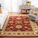 Safavieh LNH212F tapijt vierkant tijdloos 182 x 182 cm rood ivoorkleurig