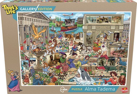 Goliath That's Life Gallery Edition - Alma Tadema 1000 Piece Jigsaw Puzzle