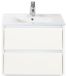 BES LED Dante Badmeubelset 60 cm - Wit Hoogglans - Keramische Wastafel Wit Enjoy