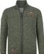 Jan Vanderstorm heren Gebreid Fleece Vest - 68/70 - Olijfgroen