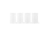 Ferm Living Verrines Ripple 14 cl Lot de 4 Givré