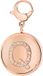 Lucardi Dames Gerecycled just.d stalen hanger roseplated letter kristal - Hanger - Staal - Rosékleurig