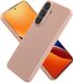 kwmobile telefoonhoesje geschikt voor Samsung Galaxy S26 FE - Hoesje voor smartphone - Back cover in metallic roségoud