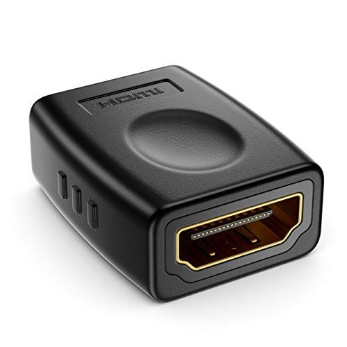 deleyCON HDMI-Adapter Koppeling Connector - Standaard HDMI Bus Type A - 4K Ultra HD UHD 3D Full HD 1080p HDR ARC Highspeed mit Ethernet