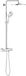 Grohe Rainshower SmartActive Doucheset met thermostaat 310, 3-jets, chroom 26647000