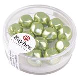 RAYHER - Renaissance parel, 9 mm, blik 13 stuks, jade
