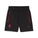 PUMA AC Milan PUMATECH relaxte geweven short, Zwart/Rood, Maat 9-10Y
