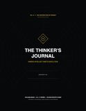 The Thinker's Journal: Where Intellect Meets Execution: 8.5 x 11 in, 120 Pages, College Ruled Lined Notebook for Deep Work, Strategy, Ideas & Systematic Notes