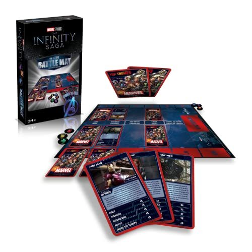 Winning Moves Winning Moves - Top Trumps Battle Mat Marvel Cinematic UNIVERSE - gezelschapsspel - bordspel - Franse versie