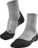FALKE TK2 Cool Short Wandelsokken Heren Grijs Maat 39-41