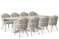 Santika Furniture Santika Marani/Voyage 300x120 cm dining tuinset 9-delig