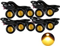 Eagle Eye LED Markeerlicht - DIY Slim 18mm Jaune 10 Stuks BK Shell