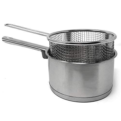 MGE World steelpan met friteuse van roestvrij staal, diameter 16 cm