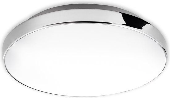 Briloner Leuchten MALBONA Plafondlamp - Badkamer - LED - 13W - IP44 - Wit chroom