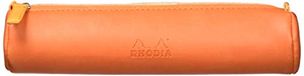 RHODIA 318994C pennenetui, rond, mandarine, 21,5 x 5,5 cm, oranje