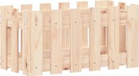 vidaXL Plantenbak met hekontwerp 60x30x30 cm massief grenenhout