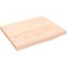 Maison Exclusive Meuble de salle de bain 60x50x(2-4) cm Bois massif non traité